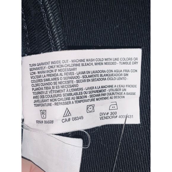 22W Gloria Vanderbilt Amanda Average Jeans Womens Black Denim 42 x 29 Stretch - Picture 4 of 12